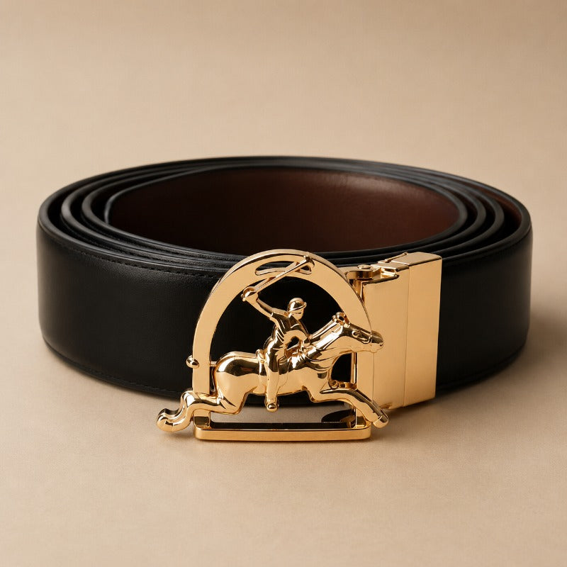 Golden Heritage Horseman Premium Belt for Men