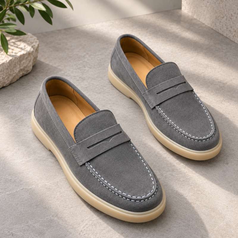 Men's Premium Suede Leather Slip-On Loafers