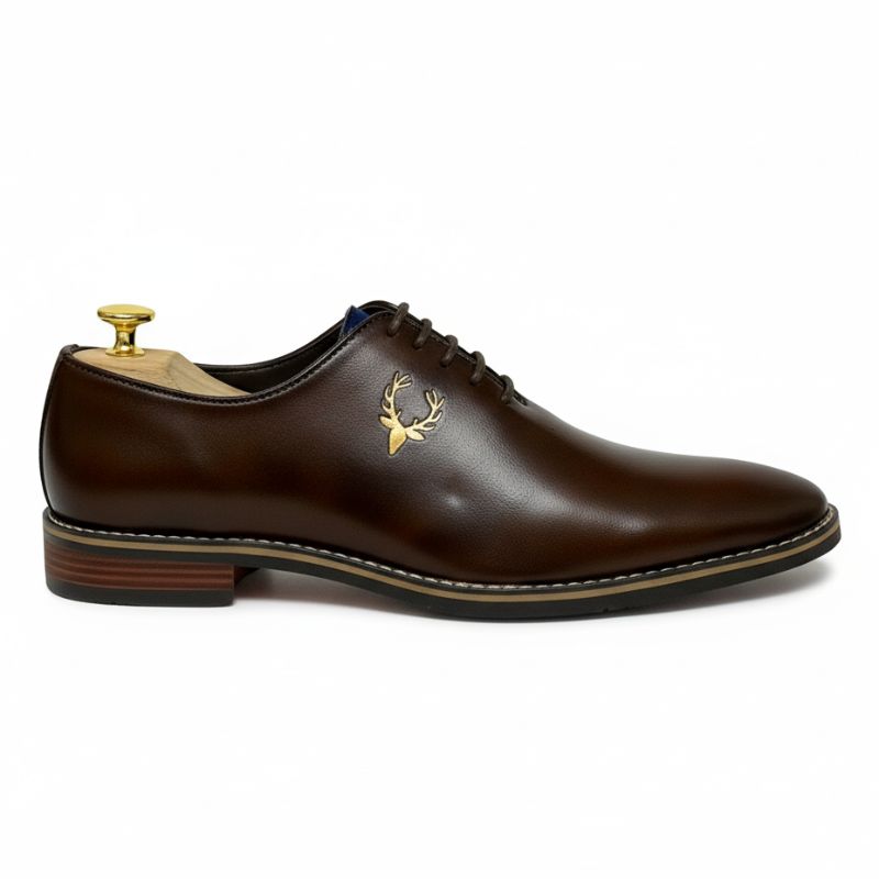 JonasParamount Formal Shoes for Men – Premium Faux Leather Lace-Up