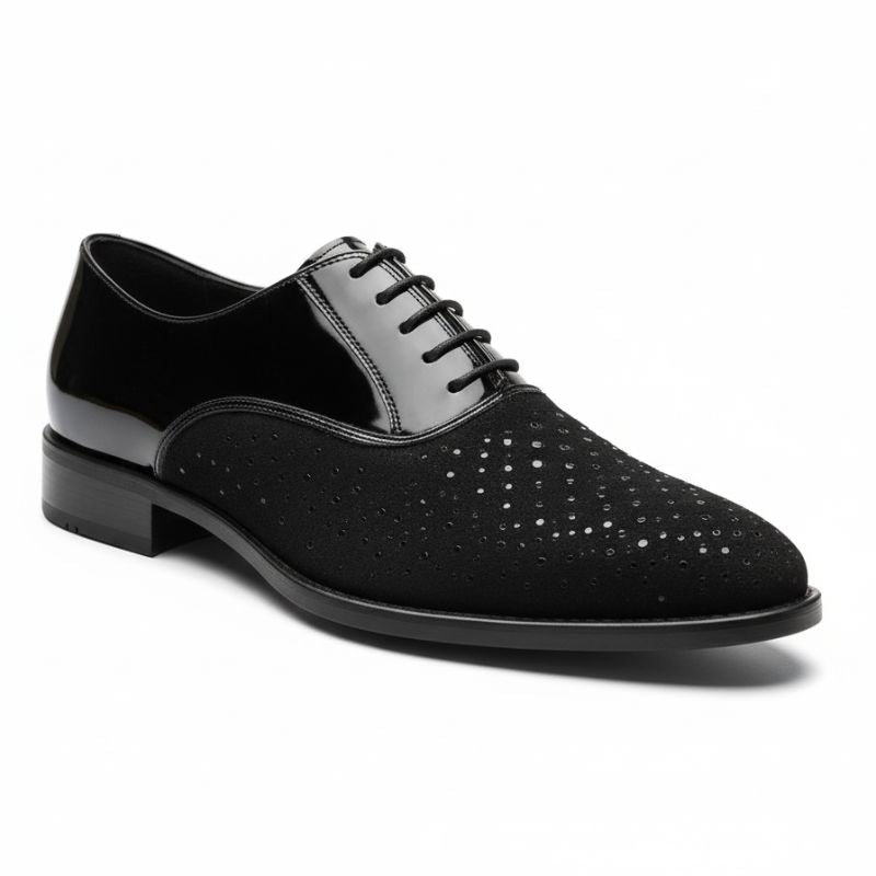 Premium Studded Mirror Work Shoes by JonasParamount