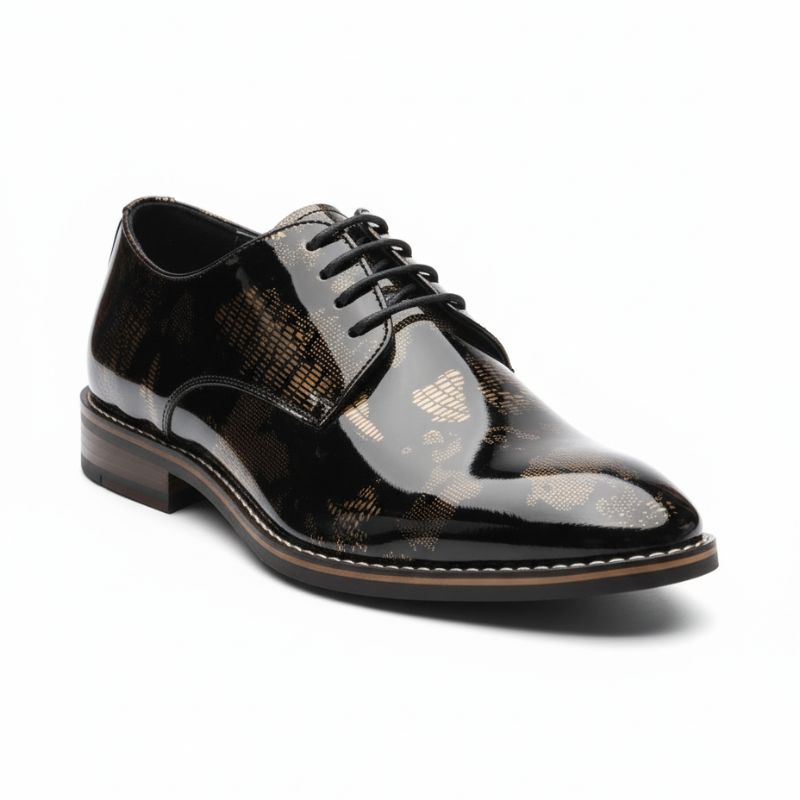 JonasParamount World Map Formal Shoes for Men
