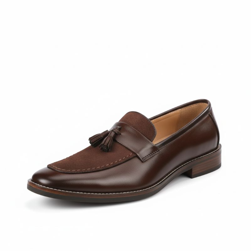 JonasParamount Luxury Tassel Suede Moccasins – Elegant Comfort for Every Occasion