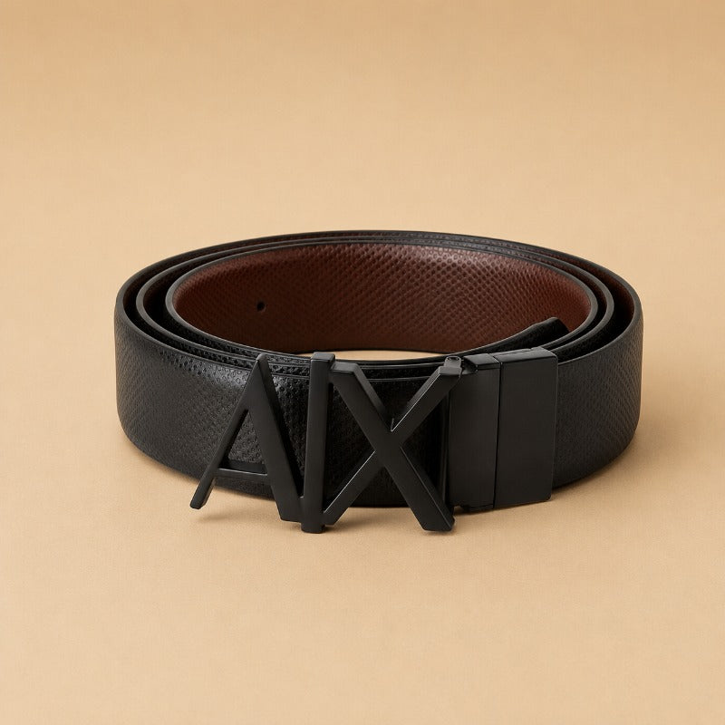 Eclipse Matte Black Buckle Belt for Men
