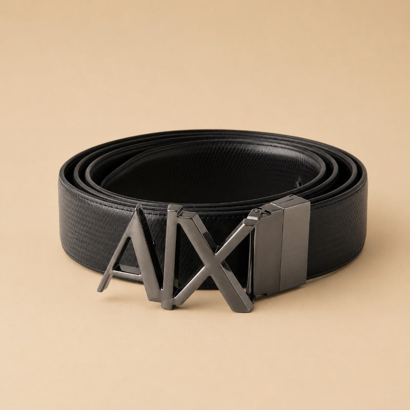 Eclipse Matte Grey Buckle Belt for Men