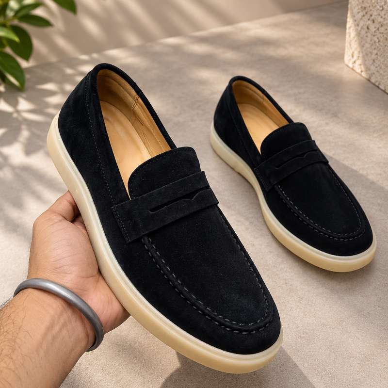 Men's Premium Suede Leather Slip-On Loafers