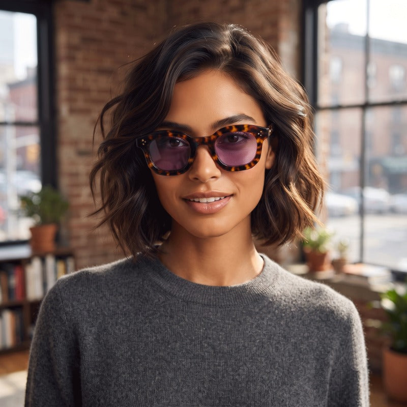 Thick Frame Premium Retro Square Sunglasses for Men & Women