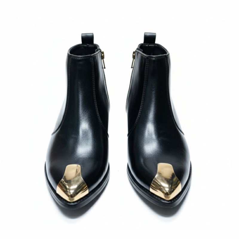 JonasParamount Metal Toe Chelsea Boots for Men
