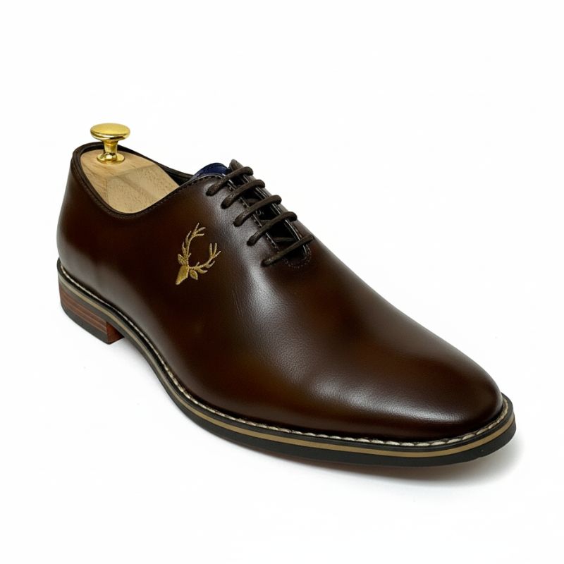 JonasParamount Formal Shoes for Men – Premium Faux Leather Lace-Up