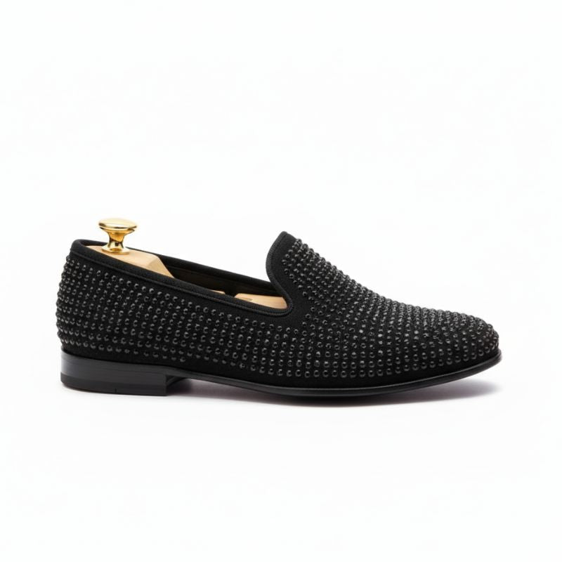 JonasParamount Premium Collection Studded Mirror Work Loafers