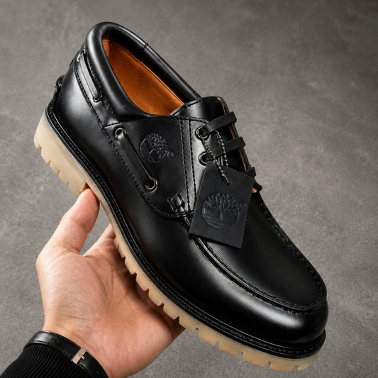 Premium Men’s Boat Shoes – Luxury Leather Casual Lace-Up Shoes