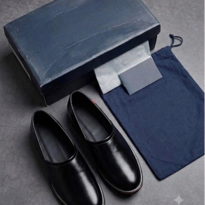 Men's Premium Slip-On Formal Shoes – Wrinkle-Free Faux Leather Office & Party Wear Shoes