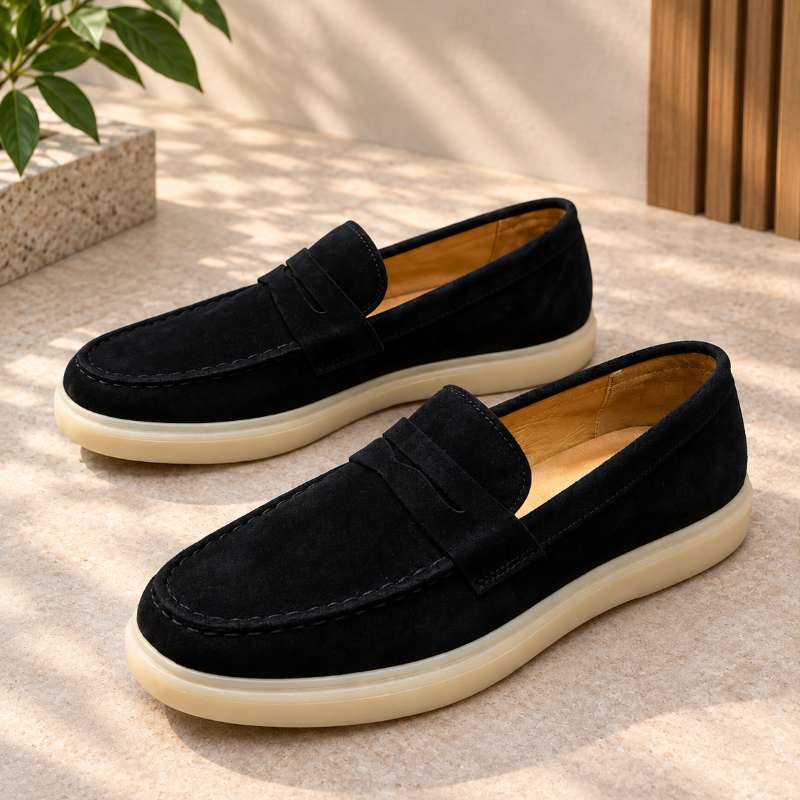 Men's Premium Suede Leather Slip-On Loafers