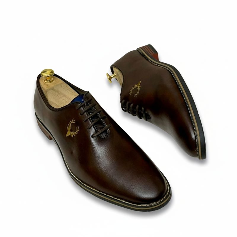 JonasParamount Formal Shoes for Men – Premium Faux Leather Lace-Up