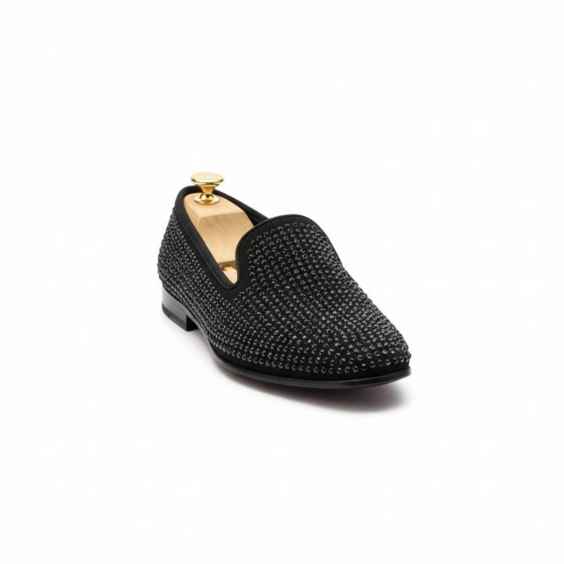 JonasParamount Premium Collection Studded Mirror Work Loafers