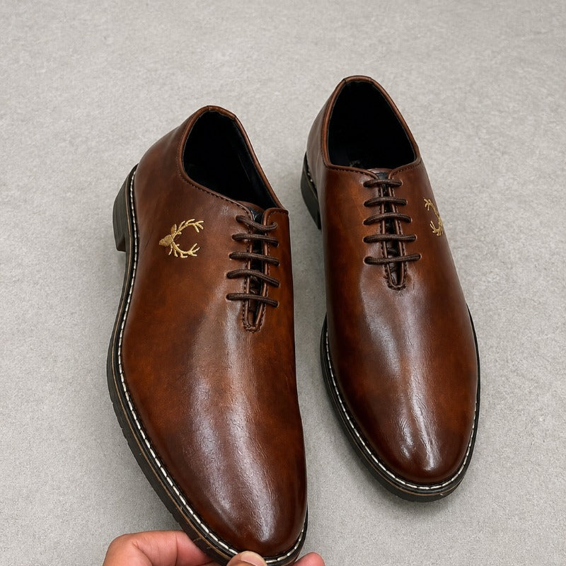 Premium Men’s Lace-Up Formal Shoes – Elegant Office & Party Wear Collection