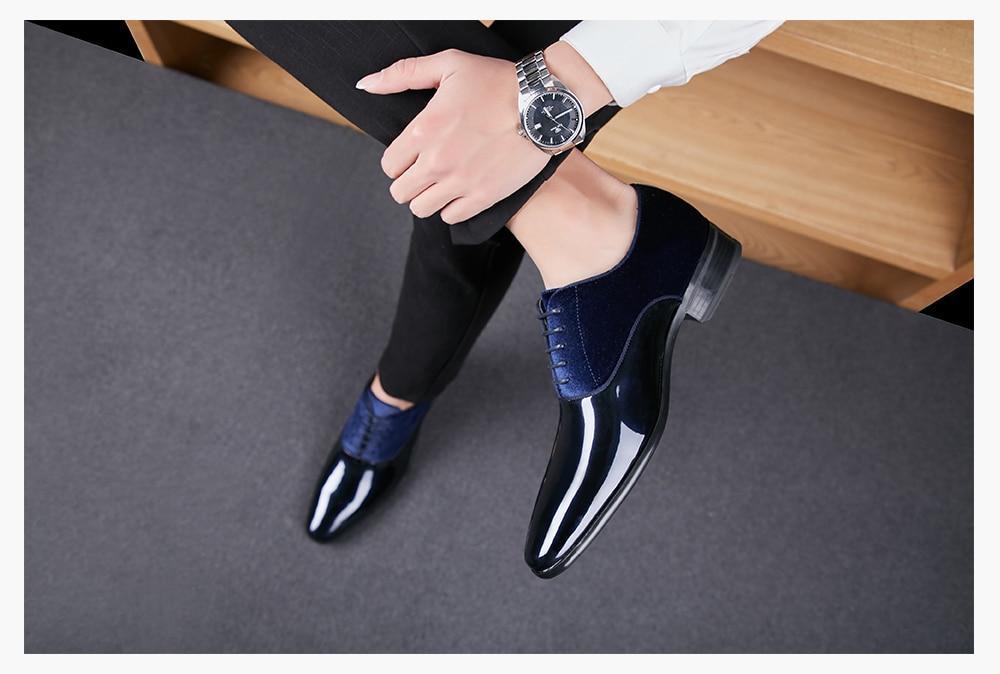 Fashionable Velvet Design Formal Shoes For Party And Casual Wear-JonasParamount