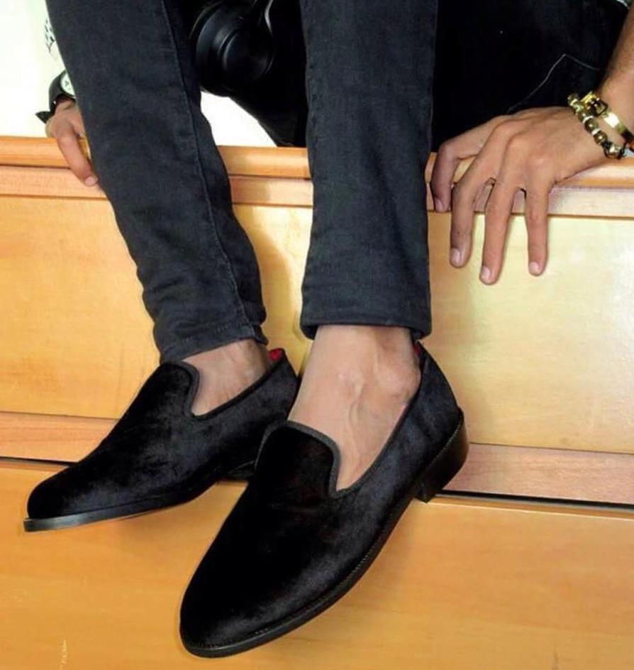 Fashion Elegant And Classy Velvet Suede Moccasins For Men-JonasParamount