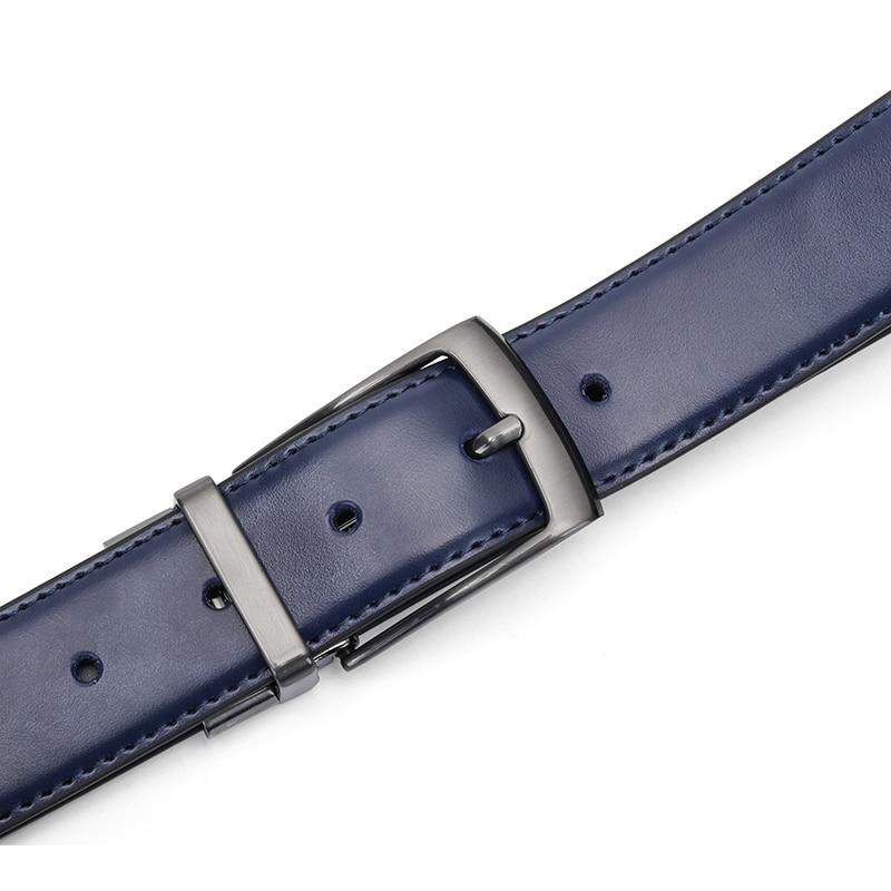 High Quality Luxury Reversible Genuine Leather Belt For Men -JonasParamount
