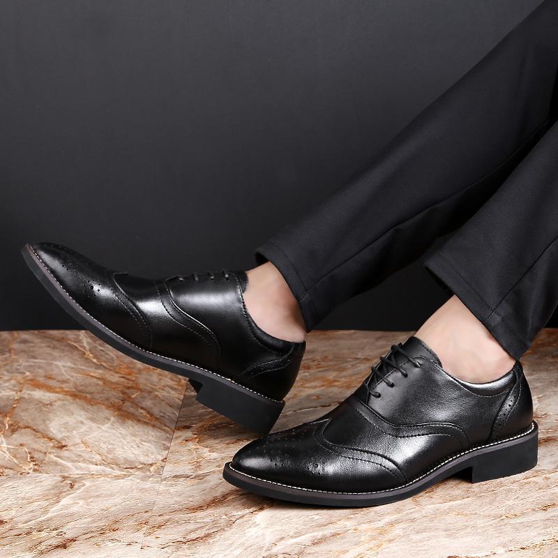 Stylish Oxford Brogues Formal Shoes For Men-JonasParamount