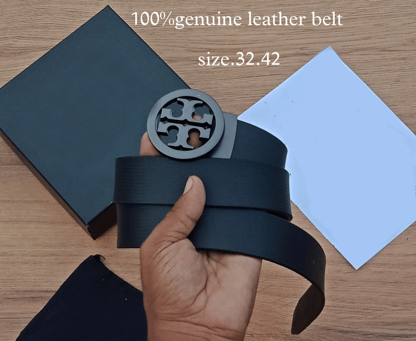 Vintage Design Round Pattern Leather Strap Belt For Men's-JonasParamount