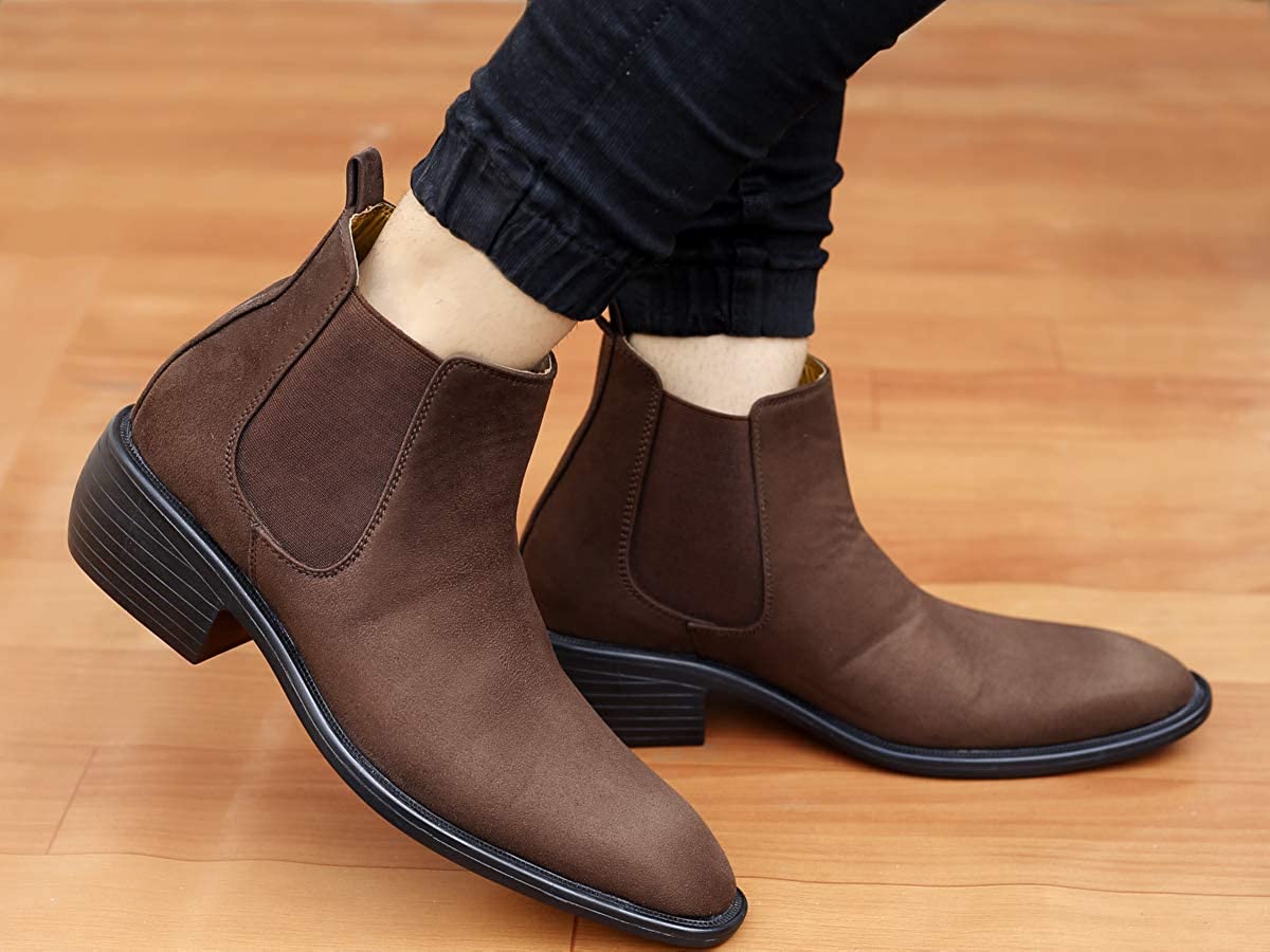 Chelsea boots hotsell height increasing