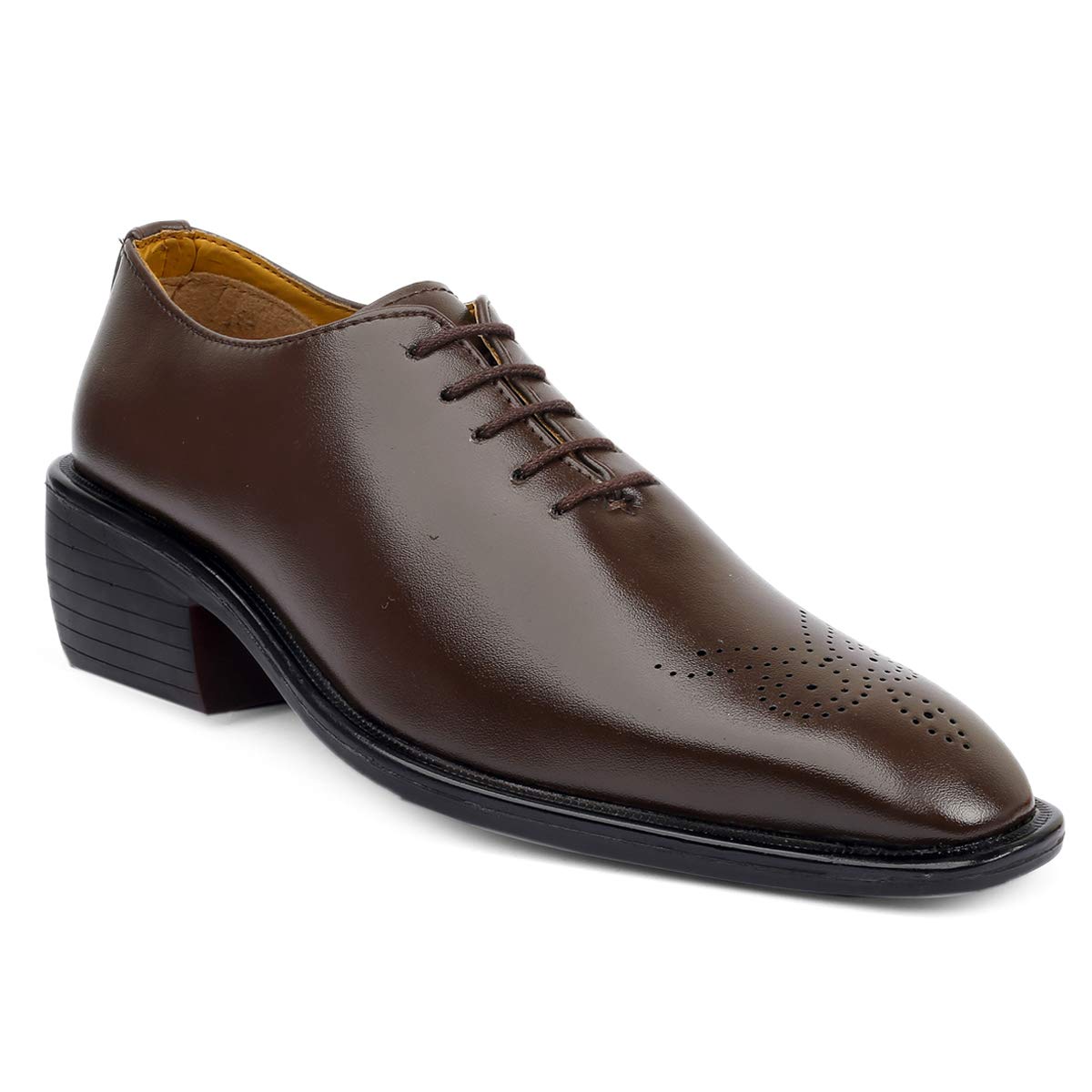 New Arrival Brown Height Increasing Casual, Formal And Party Wear Shoes-JonasParamount
