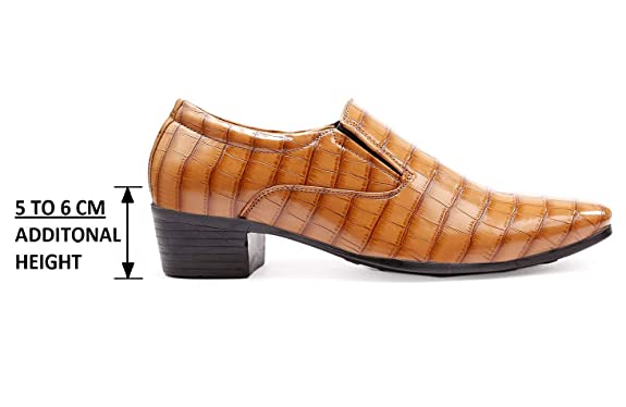 Crocodile Style Height Increasing Faux Leather Material Casual,Loafer and Moccasins Shoes-JonasParamount