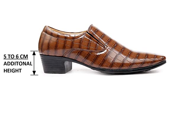 Crocodile Style Height Increasing Faux Leather Material Casual,Loafer and Moccasins Shoes-JonasParamount