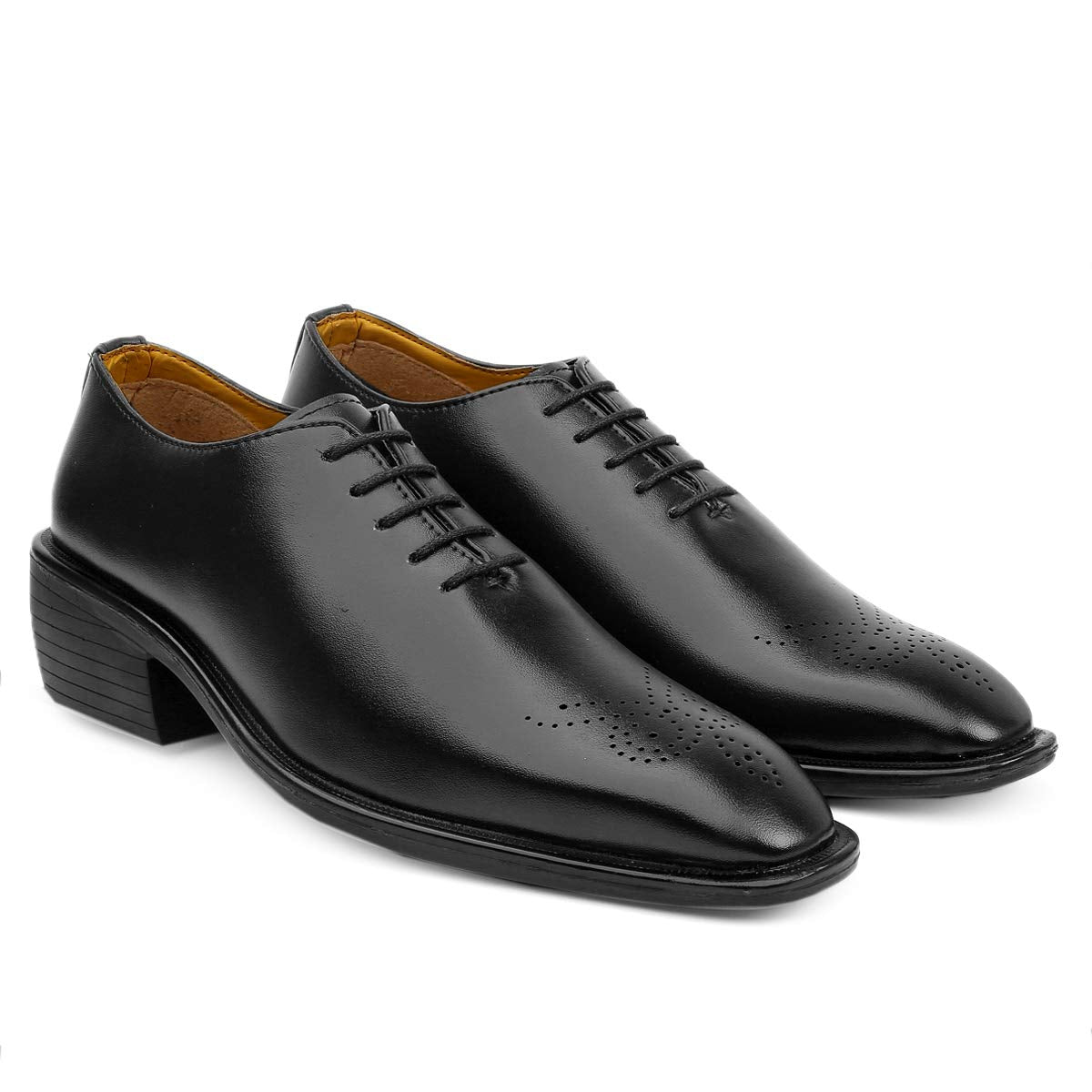 New Arrival Black Height Increasing Casual, Formal And Party Wear Shoes-JonasParamount