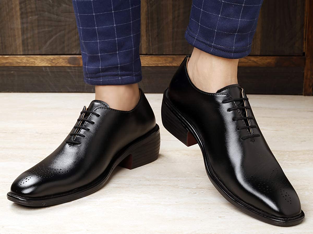 New Arrival Black Height Increasing Casual, Formal And Party Wear Shoes-JonasParamount