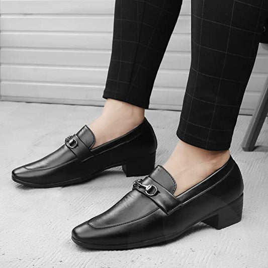 New Arrival Classy Design Height Increasing Formal Slip-On Shoes For Men's-JonasParamount