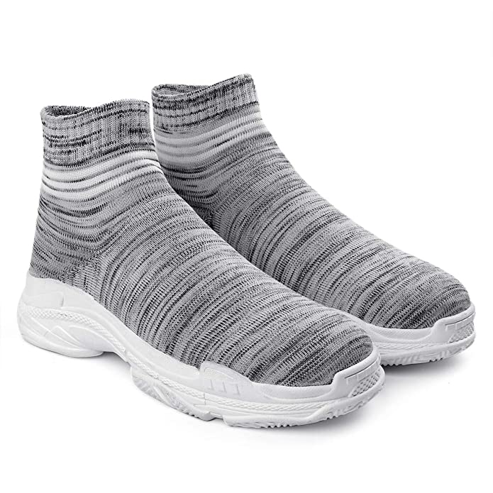 Stylish Casual Long Sock Shoes For Men's-JonasParamount