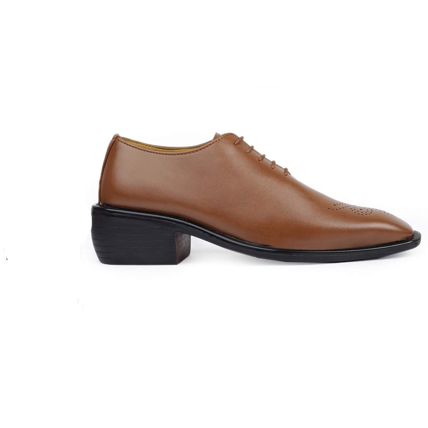 New Arrival Tan Height Increasing Casual, Formal And Party Wear Shoes-JonasParamount