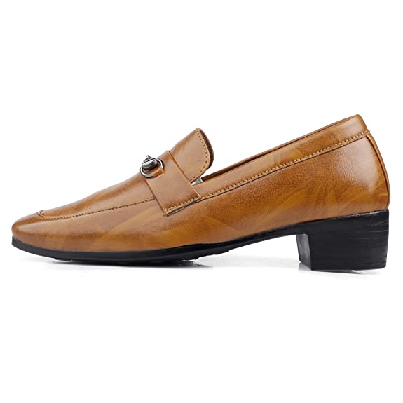 New Arrival Classy Design Height Increasing Formal Slip-On Shoes For Men's-JonasParamount