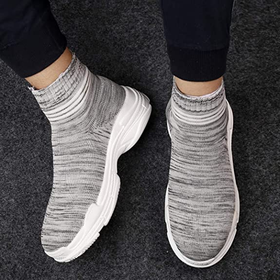 Stylish Casual Long Sock Shoes For Men's-JonasParamount