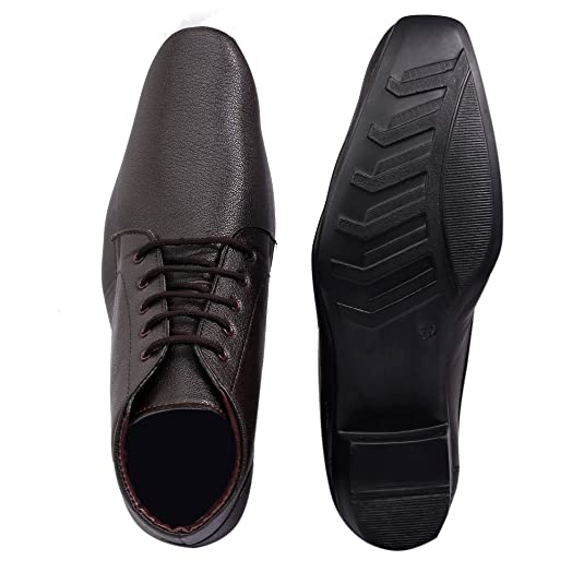 New Arrival Derby Faux Leather Formal Height Increasing Boots For Men's-JonasParamount