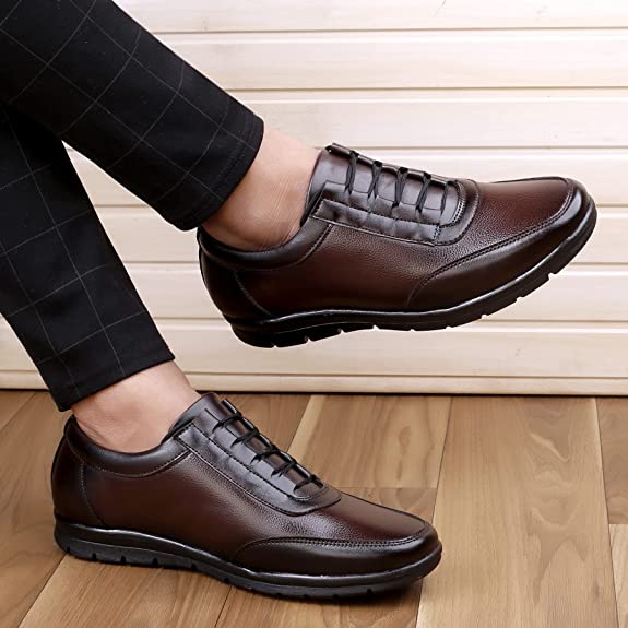 Fashionable Design Formal Lace-up Synthetic Shoes For Men's-JonasParamount