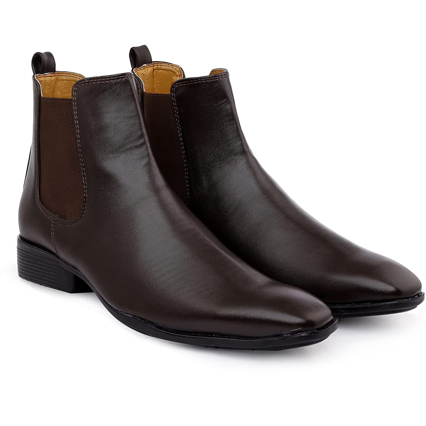 Classy New Arrival Latest Brown Casual Chelsea Boots For Men-JonasParamount