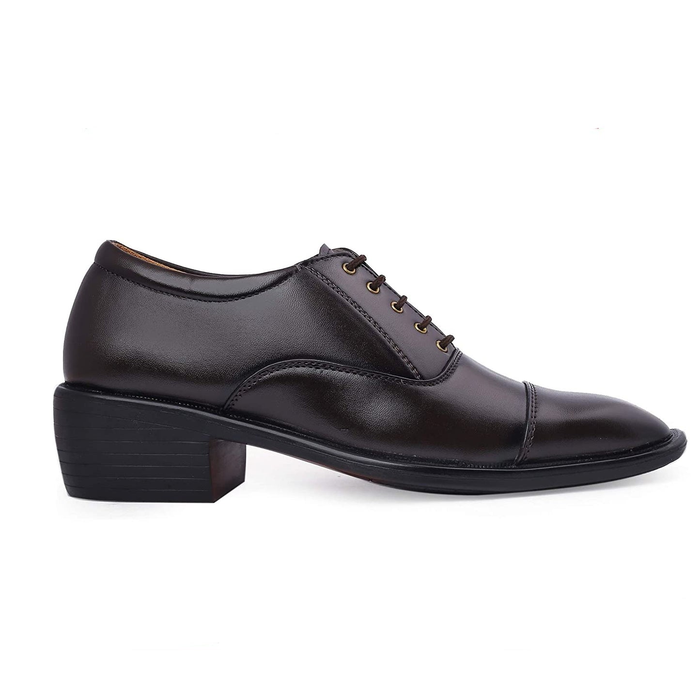 Fashionable Brown Casual And Formal Office Wear Lace-Up Shoes-JonasParamount