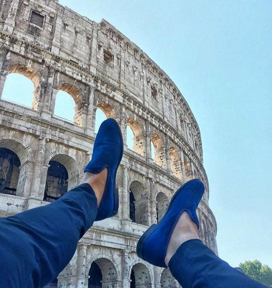 Fashion Elegant And Classy Velvet Suede Moccasins For Men-JonasParamount