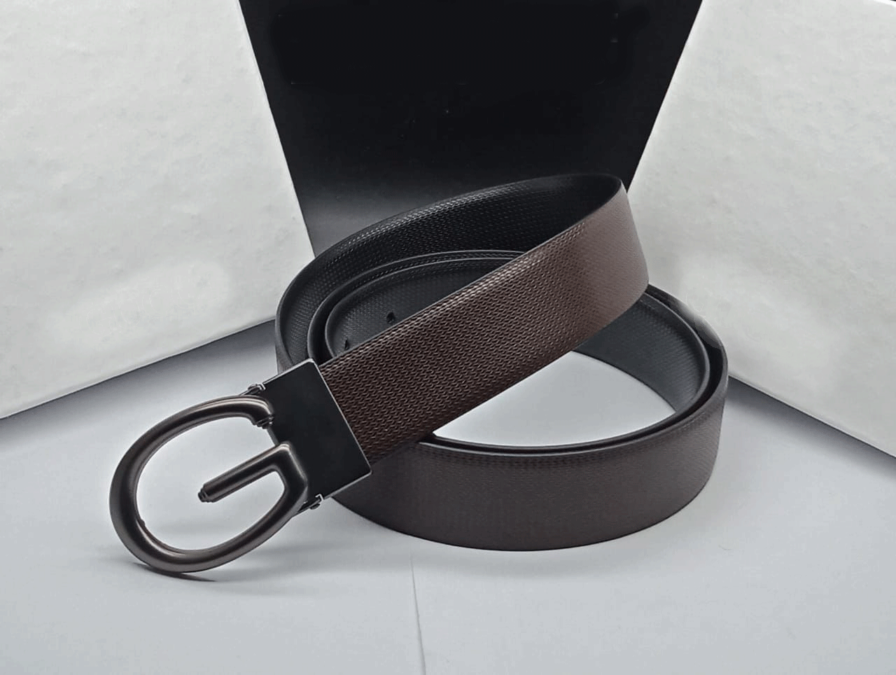 Supreme G-Design Buckle High Quality Leather Belts For Men-JonasParamount