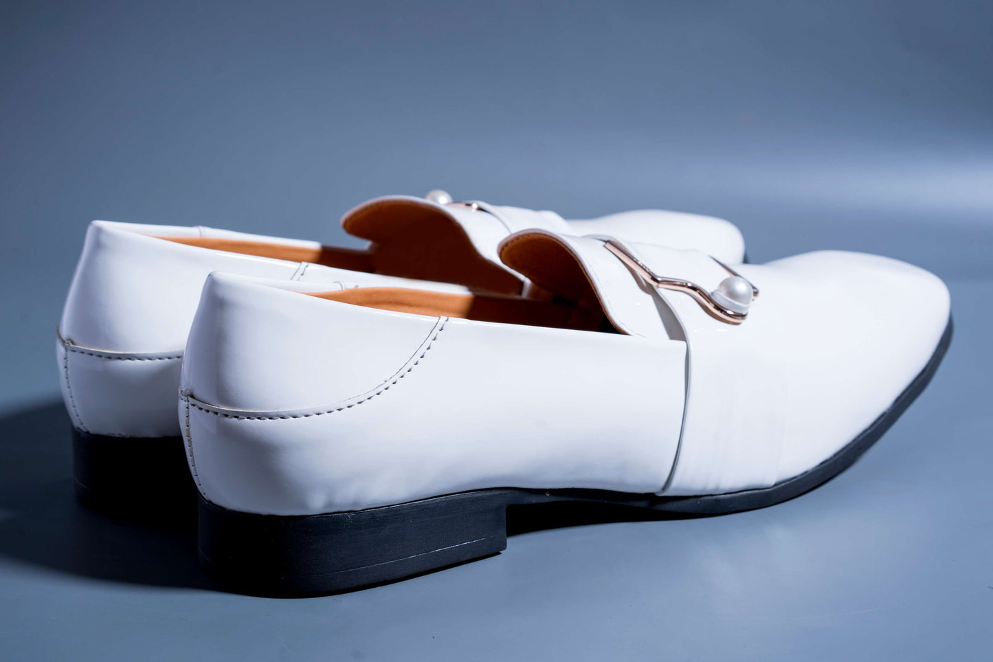 Luxury Design White Party Wear Premium Quality Loafer For Men-JonasParamount