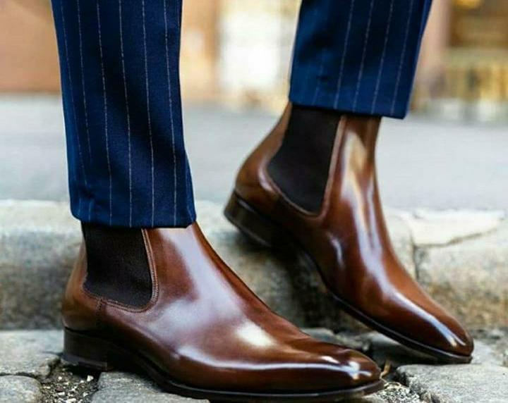 Brand New Men's Chelsea Boot Genuine Calf Bottom Shoes -JonasParamount
