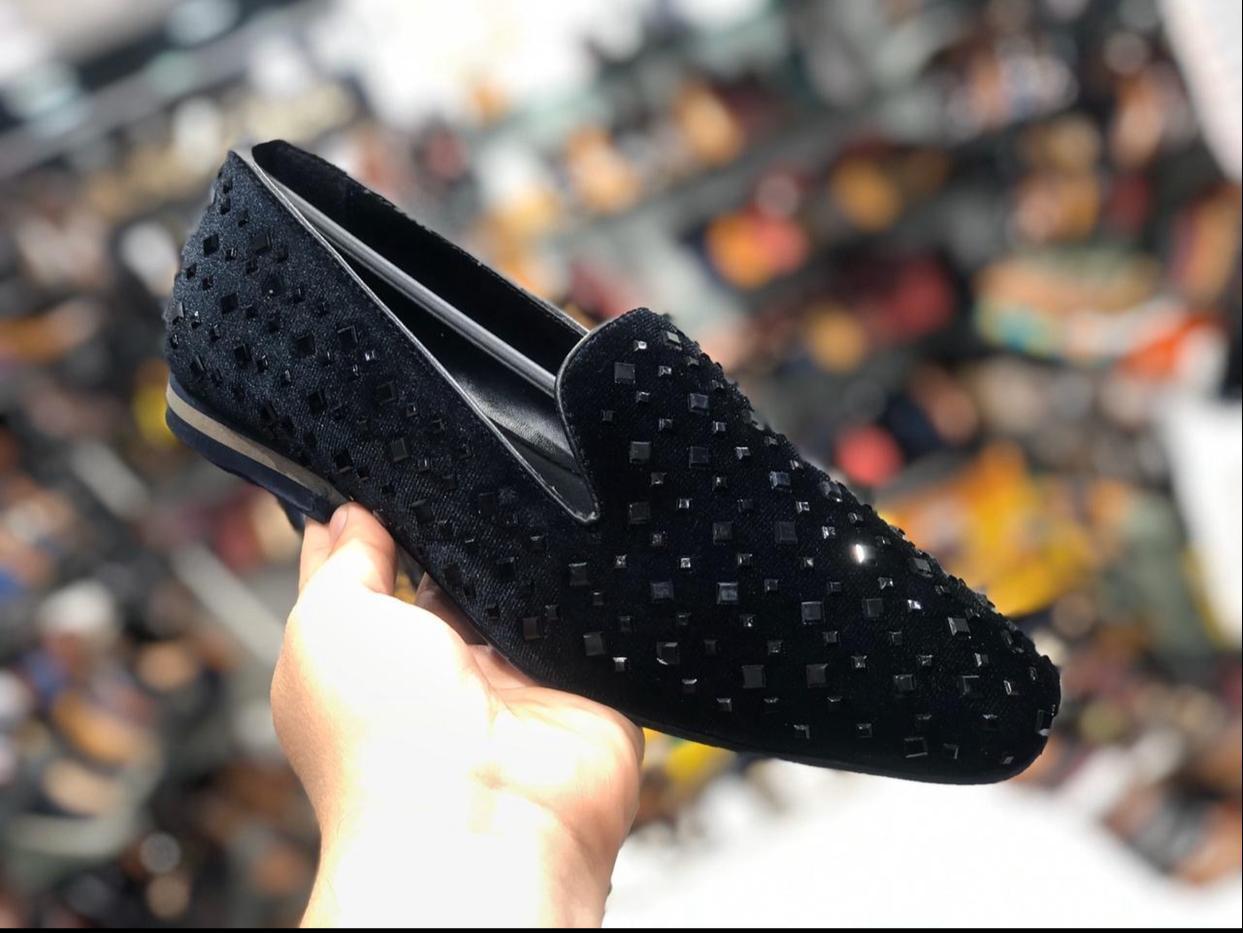 Mens 2025 studded loafers