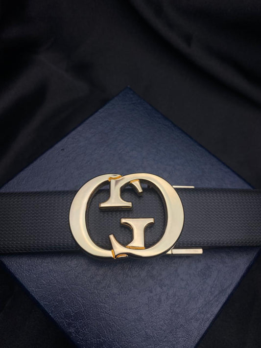 Classy GG Letter Designer buckle High Quality Leather Belt For Men-JonasParamount