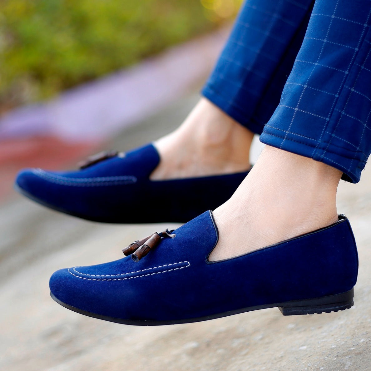 Classic Suede Material Loafer & Moccasin Casual Shoes For Men's-JonasParamount