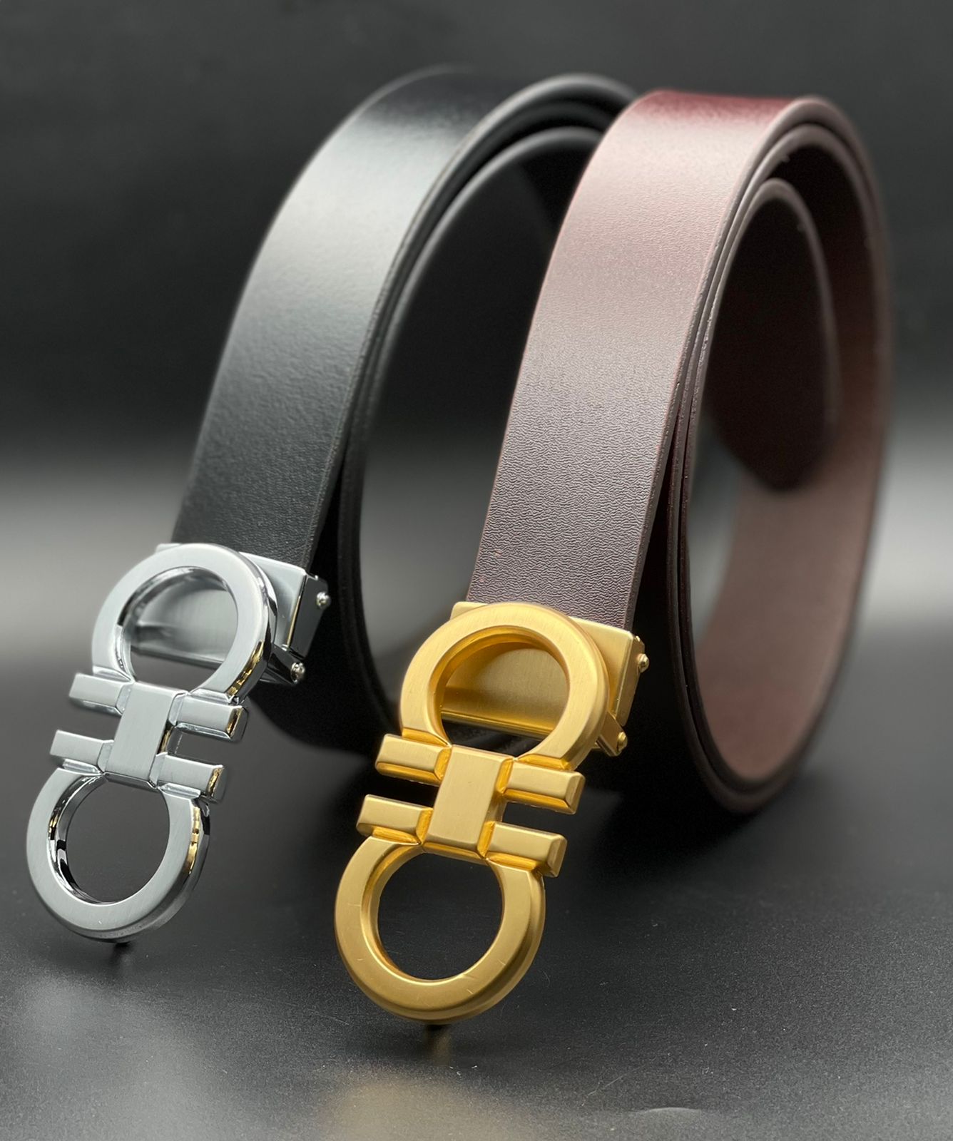 Fashionable Luxury Buckle Leather Strap Belt For Men's-JonasParamount