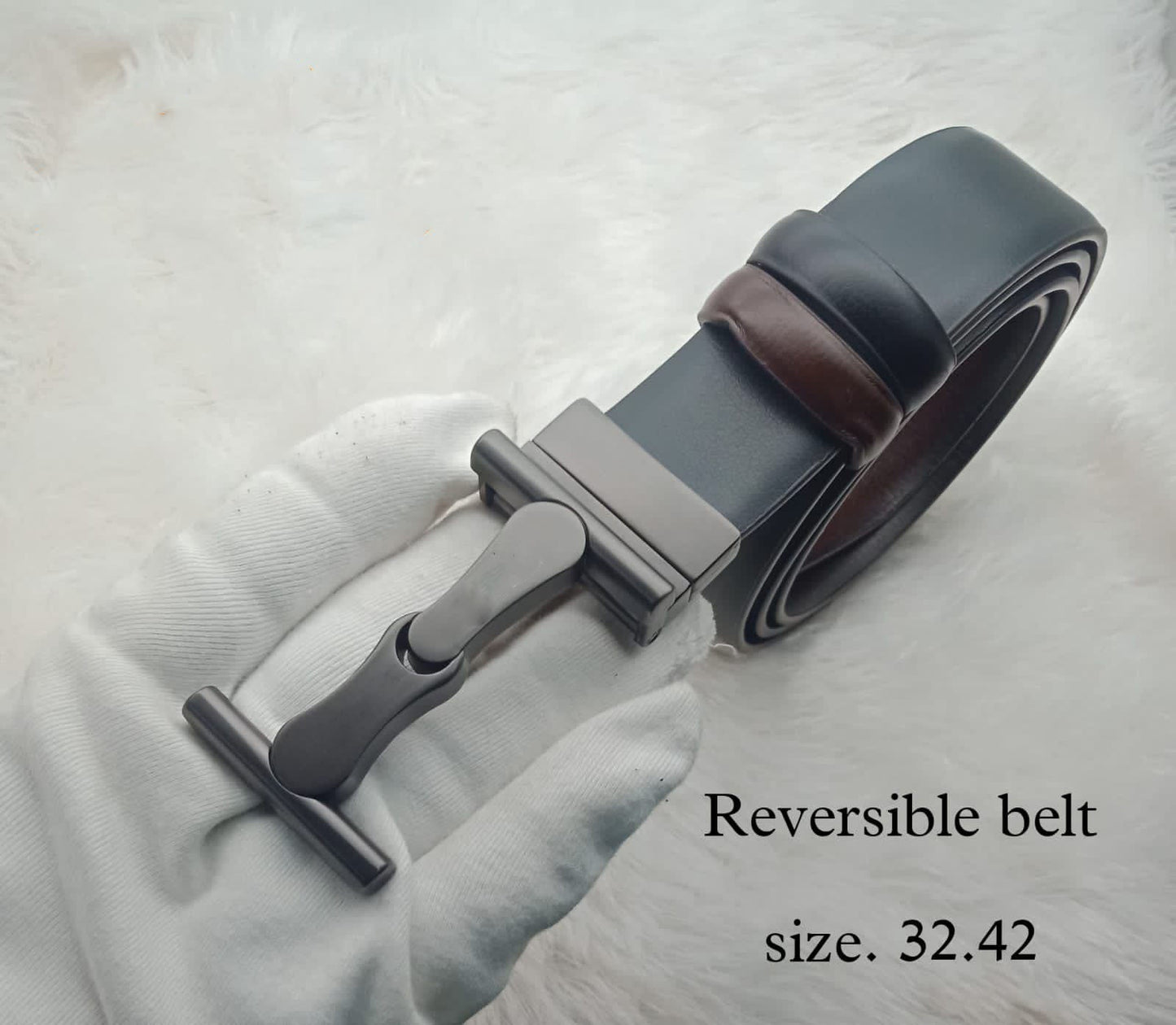 New Arrival H Letter Reversible Strap Belt For Men's-JonasParamount
