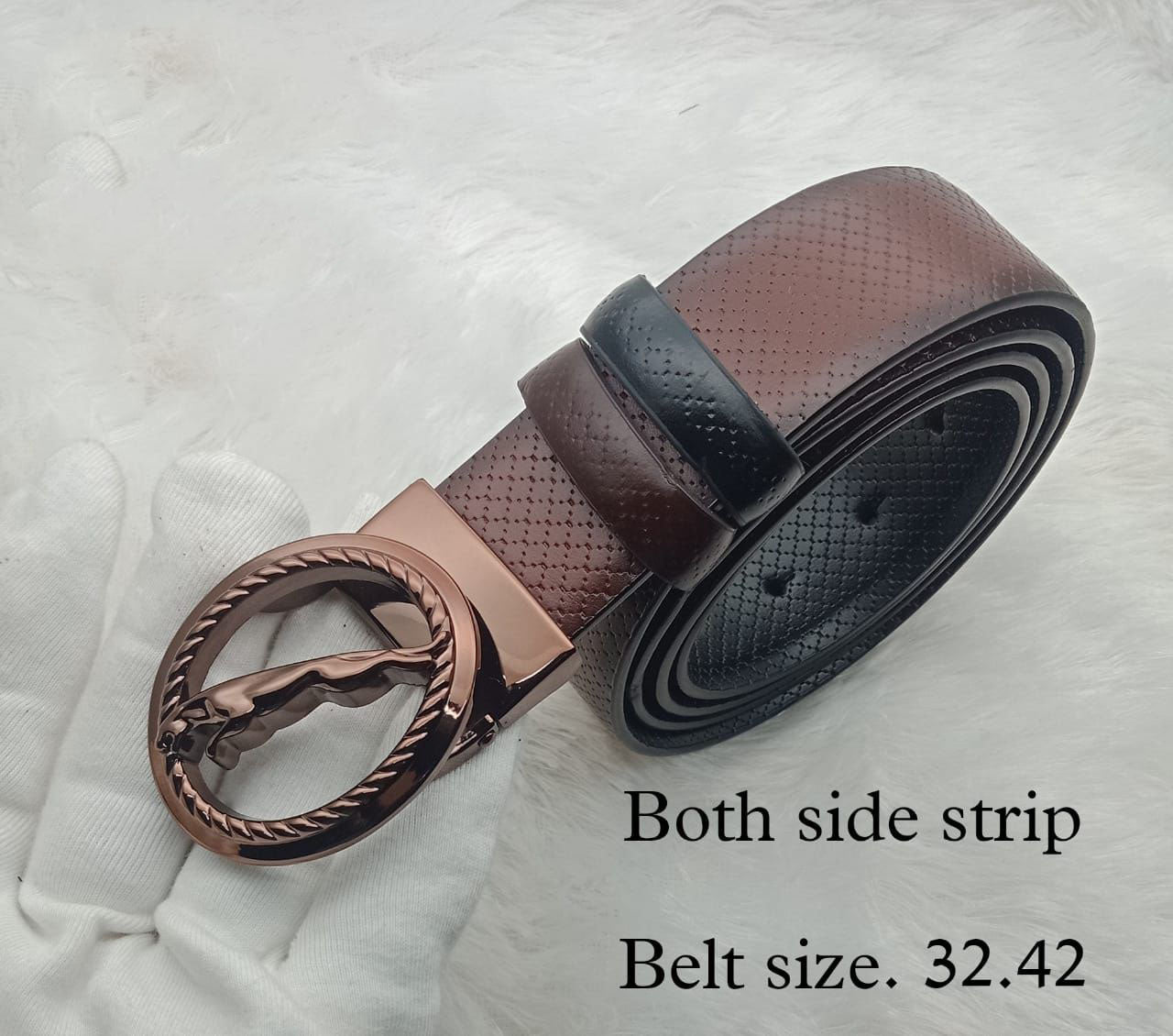 Jaguar buckle clearance belt