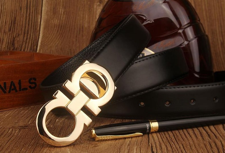Smooth Luxury Design Top Fashionable Leather Belt For Men-JonasParamount